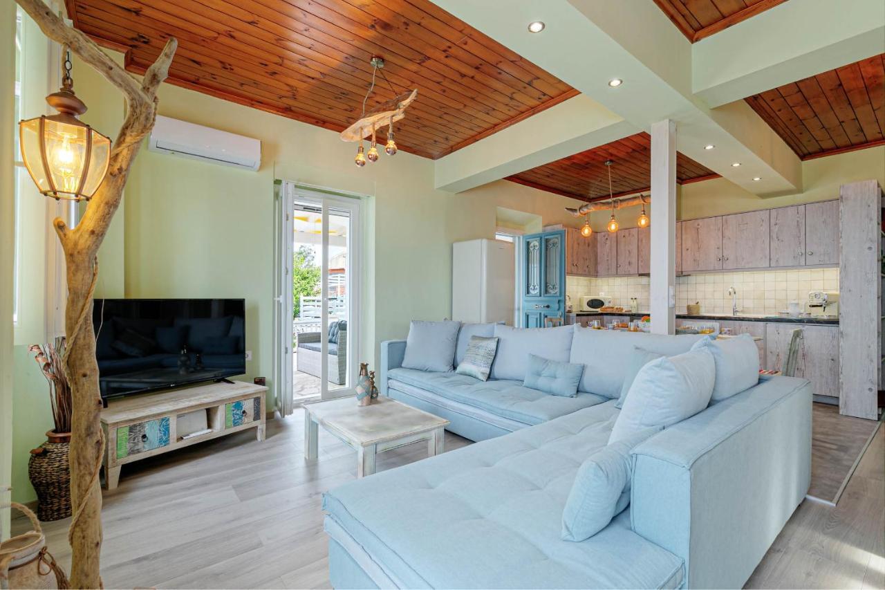 Villa Orizontas Corfu, Private Villa With Breathtaking Views Loutses Zewnętrze zdjęcie