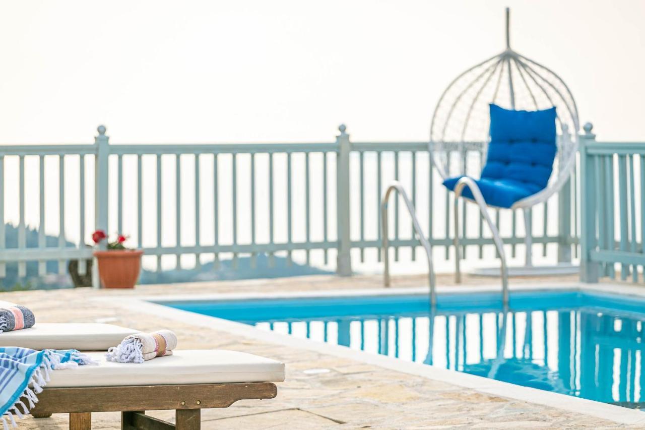 Villa Orizontas Corfu, Private Villa With Breathtaking Views Loutses Zewnętrze zdjęcie
